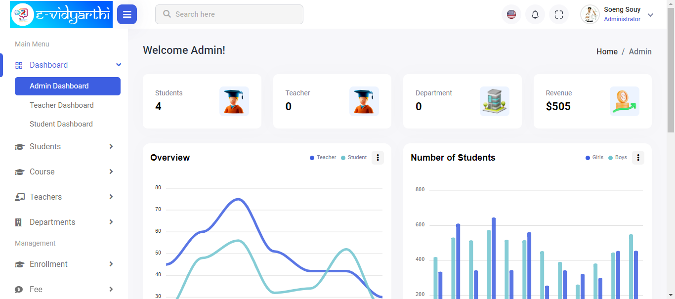 Student Management System Project